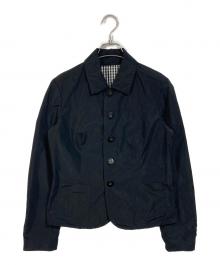Max Mara WEEK END LINE（マックスマーラ ウイークエンドライン）の古着「リバーシブルギンガムチェックジャケット」｜ブラック×ホワイト