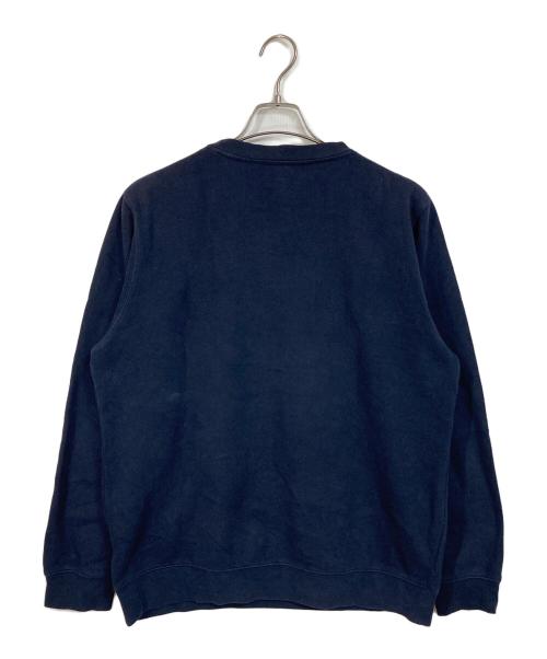 stussy（ステューシー）stussy (ステューシー) 【古着】00’S ロゴクルーネックスウェット　黒タグ ネイビー サイズ:Mの古着・服飾アイテム
