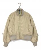STELLA McCARTNEY×adidasステラマッカートニー×アディダス）の古着「TrueNature ウーブン ボンバークロップドジャケット」｜ベージュ