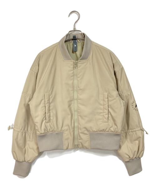 STELLA McCARTNEY（ステラマッカートニー）STELLA McCARTNEY (ステラマッカートニー) adidas (アディダス) TrueNature ウーブン ボンバークロップドジャケット ベージュ サイズ:XLの古着・服飾アイテム