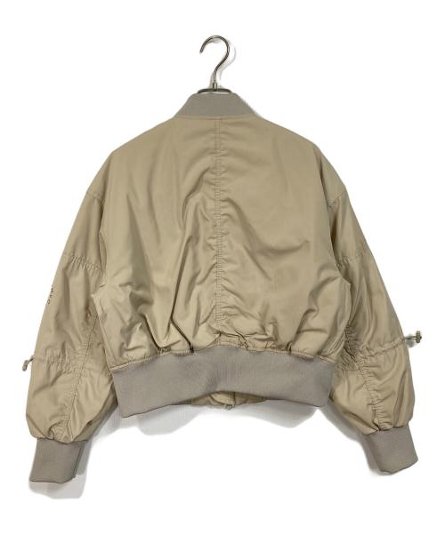 STELLA McCARTNEY（ステラマッカートニー）STELLA McCARTNEY (ステラマッカートニー) adidas (アディダス) TrueNature ウーブン ボンバークロップドジャケット ベージュ サイズ:XLの古着・服飾アイテム