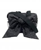 LeSportsac×Snidelレスポートサック×スナイデル）の古着「LG BOW MICRO BAG」｜ブラック