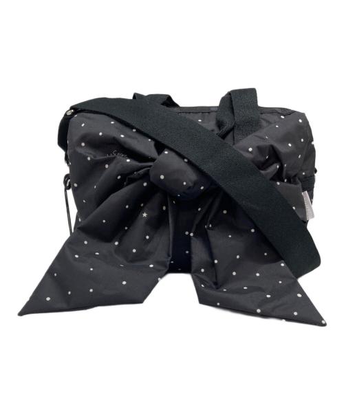 LeSportsac（レスポートサック）LeSportsac (レスポートサック) Snidel (スナイデル) LG BOW MICRO BAG ブラック サイズ:実寸参照 未使用品の古着・服飾アイテム