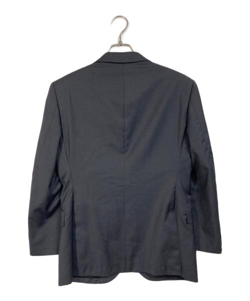 BLACK LABEL CRESTBRIDGE（ブラックレーベル クレストブリッジ）BLACK LABEL CRESTBRIDGE (ブラックレーベル クレストブリッジ) CERRUTI生地 ラムウールセットアップスーツ　日本製 ブラック サイズ:実寸参照の古着・服飾アイテム