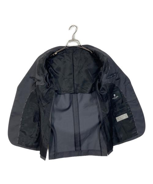 BLACK LABEL CRESTBRIDGE（ブラックレーベル クレストブリッジ）BLACK LABEL CRESTBRIDGE (ブラックレーベル クレストブリッジ) CERRUTI生地 ラムウールセットアップスーツ　日本製 ブラック サイズ:実寸参照の古着・服飾アイテム
