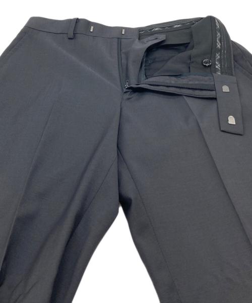 BLACK LABEL CRESTBRIDGE（ブラックレーベル クレストブリッジ）BLACK LABEL CRESTBRIDGE (ブラックレーベル クレストブリッジ) CERRUTI生地 ラムウールセットアップスーツ　日本製 ブラック サイズ:実寸参照の古着・服飾アイテム