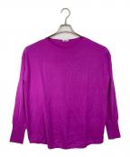 ASPESIアスペジ）の古着「MAGLIA KNIT  マリアニット ウールニット　長袖ニット」｜パープル