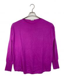ASPESI（アスペジ）の古着「MAGLIA KNIT  マリアニット ウールニット　長袖ニット」｜パープル