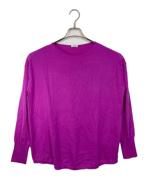 ASPESI（アスペジ）ASPESI (アスペジ) MAGLIA KNIT  マリアニット ウールニット　長袖ニット パープル サイズ:42の古着・服飾アイテム