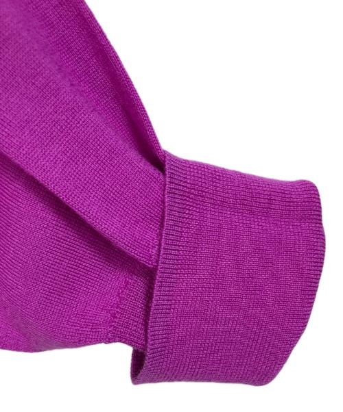 ASPESI（アスペジ）ASPESI (アスペジ) MAGLIA KNIT  マリアニット ウールニット　長袖ニット パープル サイズ:42の古着・服飾アイテム