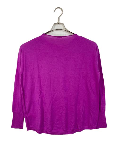 ASPESI（アスペジ）ASPESI (アスペジ) MAGLIA KNIT  マリアニット ウールニット　長袖ニット パープル サイズ:42の古着・服飾アイテム