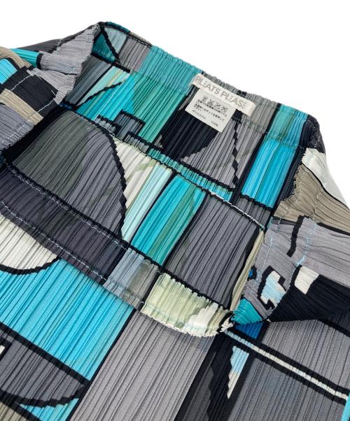 PLEATS PLEASE（プリーツプリーズ）PLEATS PLEASE (プリーツプリーズ) スカート　プリーツスカート　日本 ブルー サイズ:5（大きめ）の古着・服飾アイテム