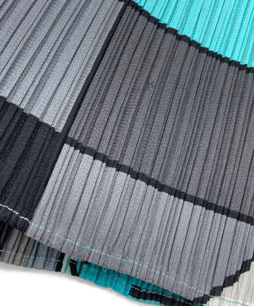 PLEATS PLEASE（プリーツプリーズ）PLEATS PLEASE (プリーツプリーズ) スカート　プリーツスカート　日本 ブルー サイズ:5（大きめ）の古着・服飾アイテム