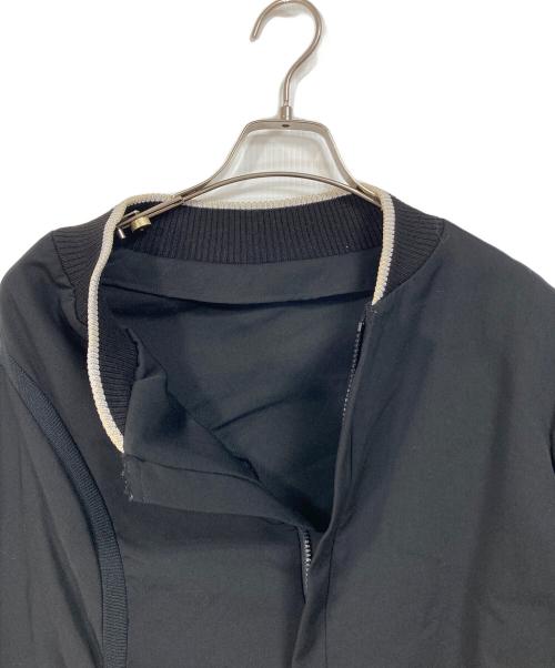 YOHJI YAMAMOTO（ヨウジヤマモト）YOHJI YAMAMOTO (ヨウジヤマモト) 切替ジャケット　デザインジャケット　変形ジャケット　ウールジャケット　日本製 ブラック サイズ:2の古着・服飾アイテム