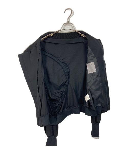 YOHJI YAMAMOTO（ヨウジヤマモト）YOHJI YAMAMOTO (ヨウジヤマモト) 切替ジャケット　デザインジャケット　変形ジャケット　ウールジャケット　日本製 ブラック サイズ:2の古着・服飾アイテム