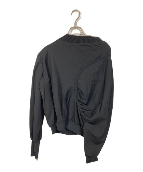 YOHJI YAMAMOTO（ヨウジヤマモト）YOHJI YAMAMOTO (ヨウジヤマモト) 切替ジャケット　デザインジャケット　変形ジャケット　ウールジャケット　日本製 ブラック サイズ:2の古着・服飾アイテム