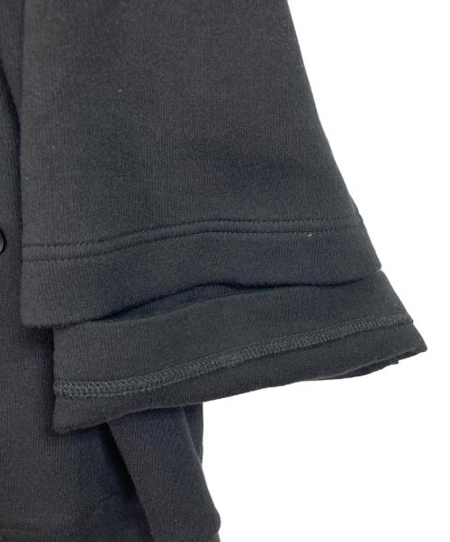 YOHJI YAMAMOTO（ヨウジヤマモト）YOHJI YAMAMOTO (ヨウジヤマモト) コットンキャンディレイヤードスタイルカーディガン　デザインカーディガン　アウター　ライトアウター　日本製 ブラック サイズ:2の古着・服飾アイテム