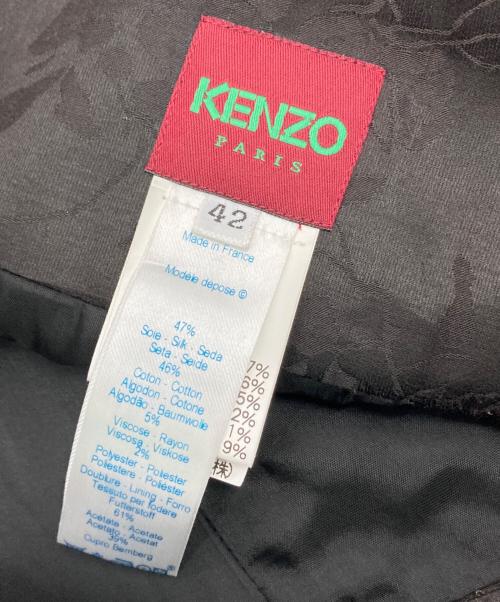 KENZO（ケンゾー）KENZO (ケンゾー) シルクスカート ブラック サイズ:42の古着・服飾アイテム