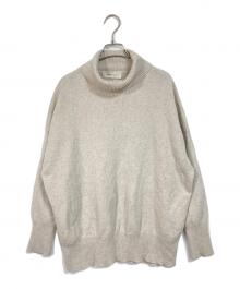 SKALL STUDIO（スカル スタジオ）の古着「カシミヤタートルネックニット　イタリア製」｜ベージュ
