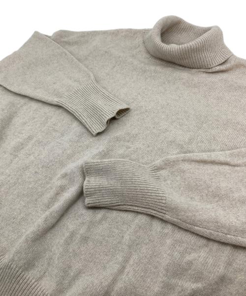 SKALL STUDIO（スカル スタジオ）SKALL STUDIO (スカル スタジオ) カシミヤタートルネックニット　イタリア製 ベージュ サイズ:XSの古着・服飾アイテム