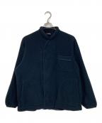 BLUE BLUEブルーブルー）の古着「POLARTEC フリーススタンドカラージャケット」｜ブラック