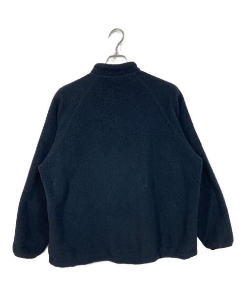 BLUE BLUE（ブルーブルー）BLUE BLUE (ブルーブルー) POLARTEC フリーススタンドカラージャケット ブラックの古着・服飾アイテム