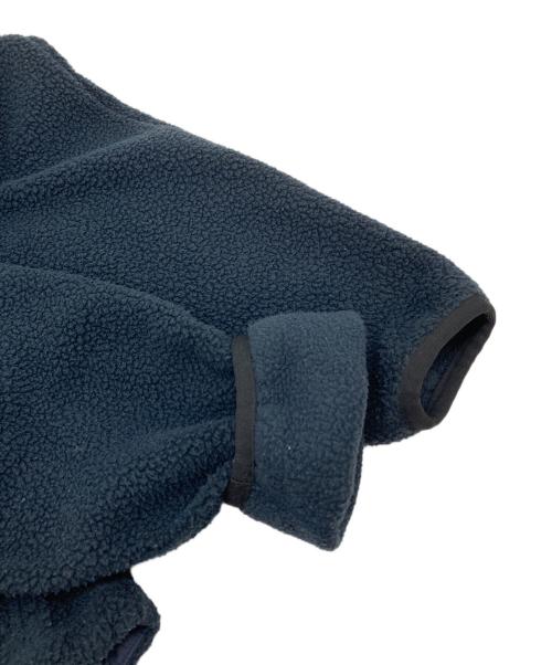 BLUE BLUE（ブルーブルー）BLUE BLUE (ブルーブルー) POLARTEC フリーススタンドカラージャケット ブラックの古着・服飾アイテム