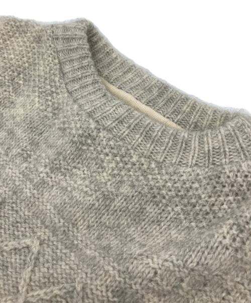 SKALL STUDIO（スカル スタジオ）SKALL STUDIO (スカル スタジオ) ケーブルニット グレー サイズ:実寸参照の古着・服飾アイテム