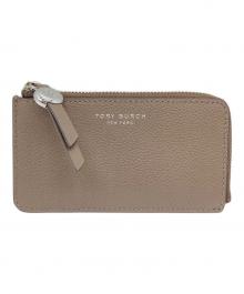 TORY BURCH（トリーバーチ）の古着「ロミーカードケース/パスケース」｜ベージュ