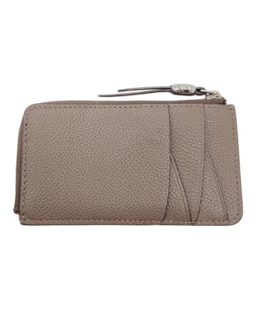 TORY BURCH（トリーバーチ）TORY BURCH (トリーバーチ) ロミーカードケース/パスケース ベージュ サイズ:実寸参照の古着・服飾アイテム