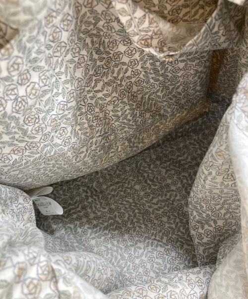 mina perhonen（ミナ ペルホネン）mina perhonen (ミナ ペルホネン) fogland  パニーニ バッグ トートバッグ　ハンドバッグ　日本製 イエロー サイズ:実寸参照の古着・服飾アイテム