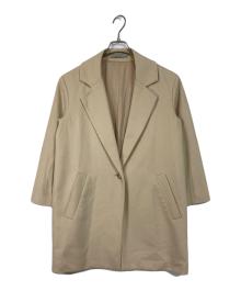 theory（セオリー）の古着「チェスターコート　ロングコート　アウター」｜ベージュ
