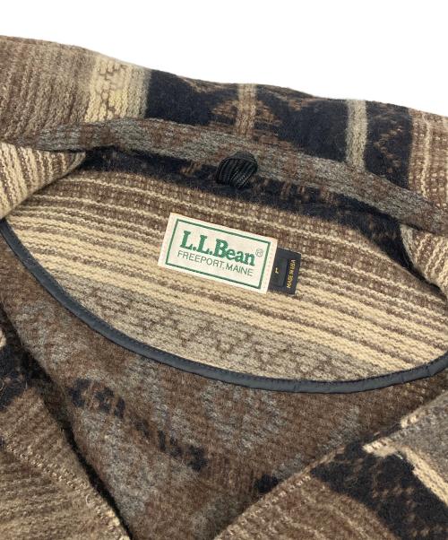 L.L.Bean（エルエルビーン）L.L.Bean (エルエルビーン) 【古着】80's ネイティブ柄ウールジャケット　アウター　80年代　USA製 ブラウン×ブラック サイズ:Lの古着・服飾アイテム