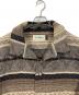 L.L.Bean (エルエルビーン) 【古着】80's ネイティブ柄ウールジャケット　アウター　80年代　USA製 ブラウン×ブラック サイズ:L：15000円
