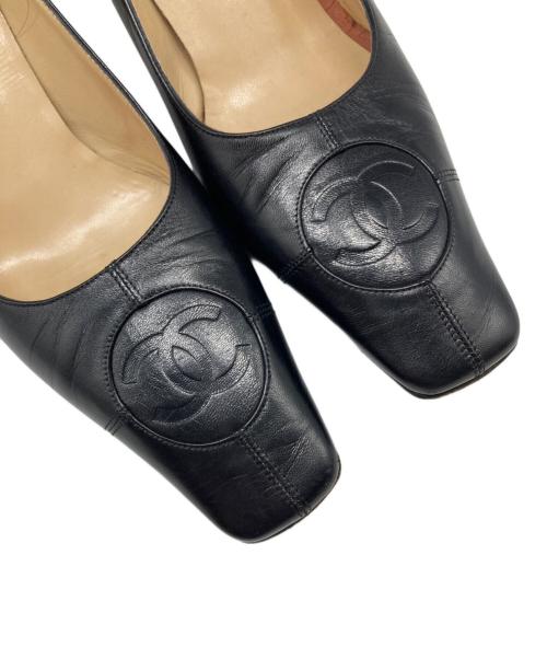 CHANEL（シャネル）CHANEL (シャネル) ココマーク パンプス ブラック サイズ:36の古着・服飾アイテム