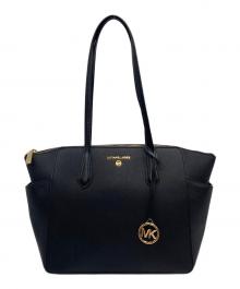 MICHAEL KORS（マイケルコース）の古着「トートバッグ　レザートート」｜ブラック
