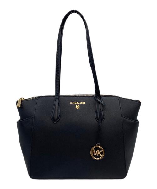 MICHAEL KORS（マイケルコース）MICHAEL KORS (マイケルコース) トートバッグ　レザートート ブラック サイズ:実寸参照の古着・服飾アイテム