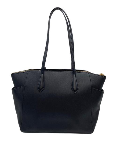 MICHAEL KORS（マイケルコース）MICHAEL KORS (マイケルコース) トートバッグ　レザートート ブラック サイズ:実寸参照の古着・服飾アイテム