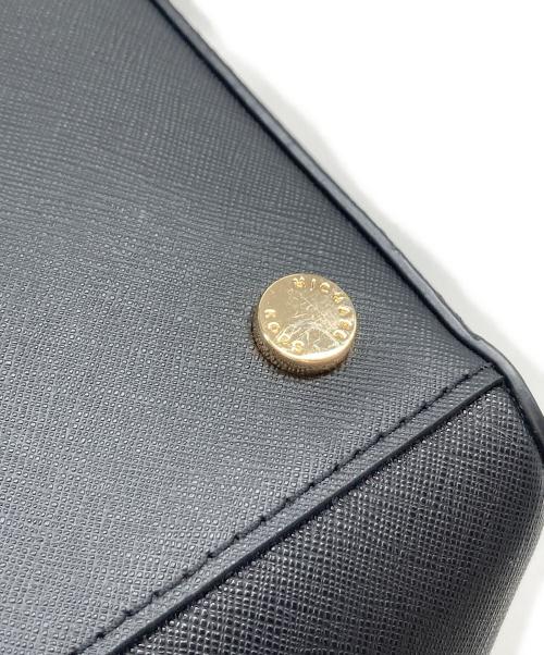MICHAEL KORS（マイケルコース）MICHAEL KORS (マイケルコース) トートバッグ　レザートート ブラック サイズ:実寸参照の古着・服飾アイテム