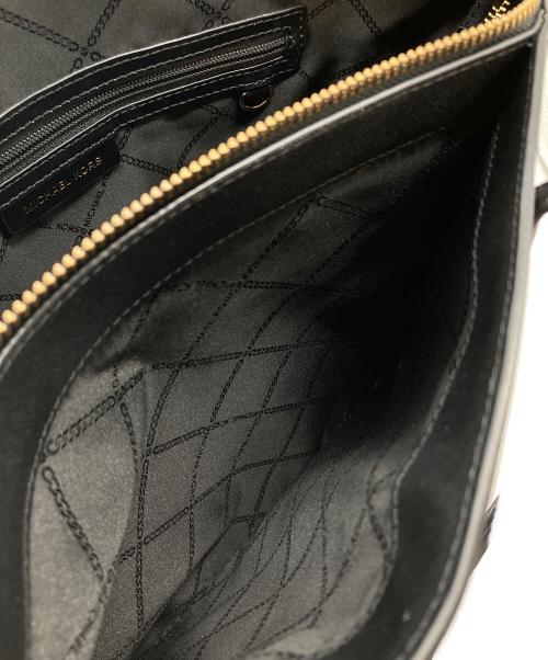 MICHAEL KORS（マイケルコース）MICHAEL KORS (マイケルコース) トートバッグ　レザートート ブラック サイズ:実寸参照の古着・服飾アイテム