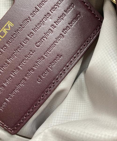 TUMI（トゥミ）TUMI (トゥミ) RAMSAY BACK PACK/ラムゼイ バックパック　リュック　通勤 通学 仕事 出張 旅行 トラベル タウンユース ボルドー サイズ:実寸参照の古着・服飾アイテム