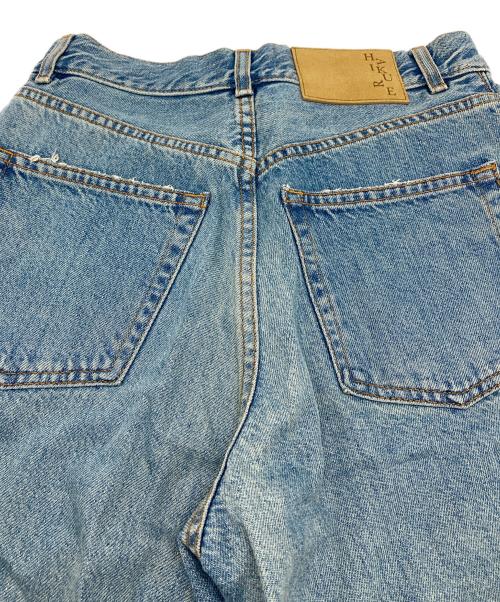 haikure（ハイクル）HAIKURE (ハイクル) BETHANY ASIAN FIT デニムパンツ　ワイドパンツ　イタリア製 ブルー サイズ:23の古着・服飾アイテム