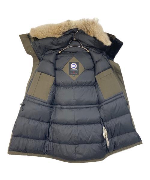 CANADA GOOSE（カナダグース）CANADA GOOSE (カナダグース) BRONTE PARKA  ブロンテパーカー　ダウンコート　アウター　カナダ製 オリーブ サイズ:Sの古着・服飾アイテム