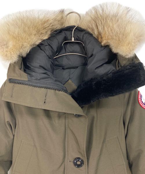 CANADA GOOSE（カナダグース）CANADA GOOSE (カナダグース) BRONTE PARKA  ブロンテパーカー　ダウンコート　アウター　カナダ製 オリーブ サイズ:Sの古着・服飾アイテム