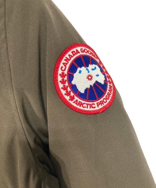CANADA GOOSE（カナダグース）CANADA GOOSE (カナダグース) BRONTE PARKA  ブロンテパーカー　ダウンコート　アウター　カナダ製 オリーブ サイズ:Sの古着・服飾アイテム