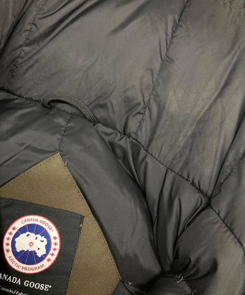CANADA GOOSE（カナダグース）CANADA GOOSE (カナダグース) BRONTE PARKA  ブロンテパーカー　ダウンコート　アウター　カナダ製 オリーブ サイズ:Sの古着・服飾アイテム