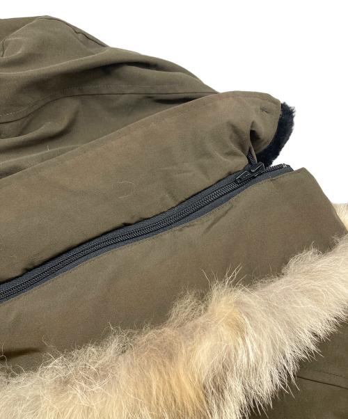 CANADA GOOSE（カナダグース）CANADA GOOSE (カナダグース) BRONTE PARKA  ブロンテパーカー　ダウンコート　アウター　カナダ製 オリーブ サイズ:Sの古着・服飾アイテム