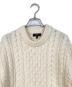 theory (セオリー) ARAN FELTED WOOL ニット/カシミヤブレンドケーブルニット アイボリー サイズ:P：8000円