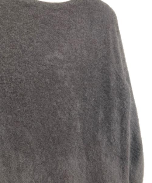 BALLSEY（ボールジィ）BALLSEY (ボールジィ) フラッフィーヤーン Aラインワンピース　ロングワンピース グレー サイズ:36の古着・服飾アイテム