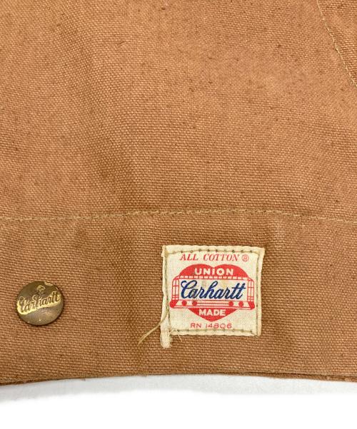 CarHartt（カーハート）CarHartt (カーハート) 【古着】50’S-60’S ダック地 後付けフード　50年代　60年代 ベージュ サイズ:実寸参照の古着・服飾アイテム